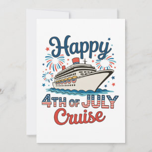4 juli-cruise 250e verjaardag cruisen bedankkaart