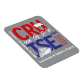 4 juli Cruise Squad Aangepast Jaar Magneet (Rechterzijde)