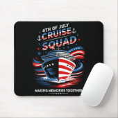 4 juli Cruise Squad Maakt Herinneringen Samen Muismat (Met muis)