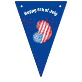 4 juli Custom bunting banner Driehoek decor (Eerste vlag)
