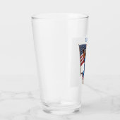 4 juli Dachshund Bier Glas (Rechts)