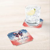 4 juli Dag van de Amerikaanse Patriottische Partij Kartonnen Onderzetters (Insitu)