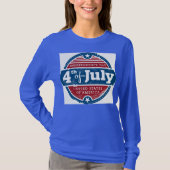 4 juli dag van de onafhankelijkheid t-shirt (Voorkant)