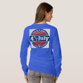4 juli dag van de onafhankelijkheid t-shirt (Achterkant volledig)