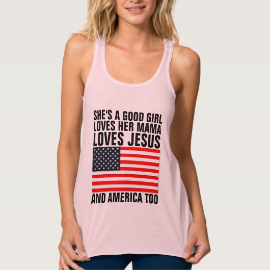 4 juli dames T-shirts, Tanktop (Voorkant)