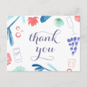 4 juli dank je wel briefkaart, sterren en strepen briefkaart (Voorkant)