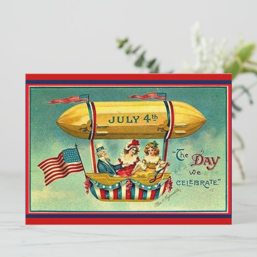 4 juli - De Dag Die We Vieren Kaart (Staand voorkant)