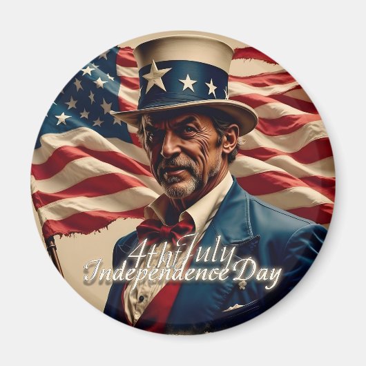 4 juli: de geest van onafhankelijkheid magneet (Voorkant)
