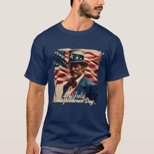 4 juli: de geest van onafhankelijkheid t-shirt