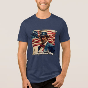 4 juli: de geest van onafhankelijkheid Tri-Blend shirt