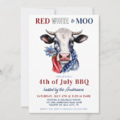 4 juli: De Rode Witte Moo Patriottische Boerderij  Kaart (Voorkant)