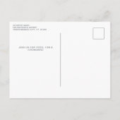 4 juli: De Rode Witte Moo Patriottische Boerderij  Uitnodiging Briefkaart (Achterkant)