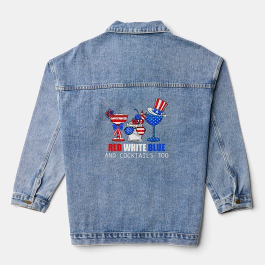 4 juli denim jacket (Achterkant)