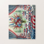 4 juli Dessert Tafel Patriottische Sweets Legpuzzel (Verticaal)