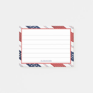 4 juli   Diagonaal patroon en Stripes Post-it® Notes