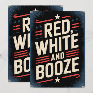 4 juli drankfeest Rood Wit en Drank Aankondiging