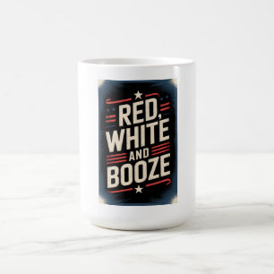 4 juli drankfeest   Rood Wit en Drank Koffiemok