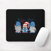 4 juli Drie kabouters Amerikaanse Gnome Independen Muismat (Met muis)