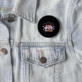 4 juli Drie kabouters vieren onafhankelijkheid VS Ronde Button 5,7 Cm (In situ)