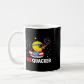 4 juli Duck Firequacker Patriottische Vierde van J Koffiemok (Links)