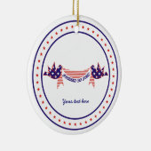 4 juli Duiven met sterren ornament (Rechts)