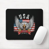 4 juli Eagle Amerika Onafhankelijkheidsdag Pat Muismat (Met muis)