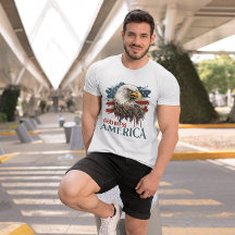 4 juli Eagle God Bless America Mannen