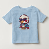 4 juli Eagle Kinder Shirts (Voorkant)
