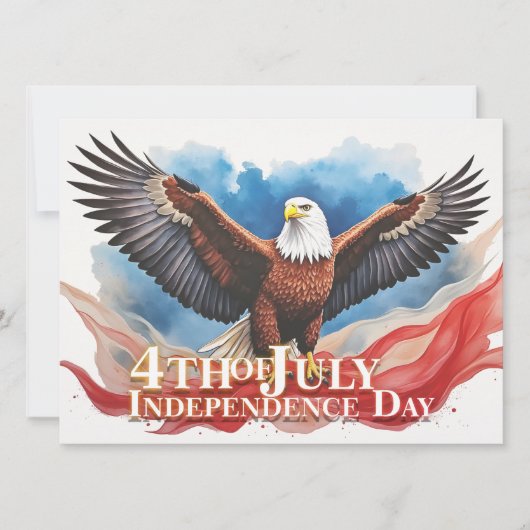 4 juli Eagle – Patriotic Art Design (Voorkant)