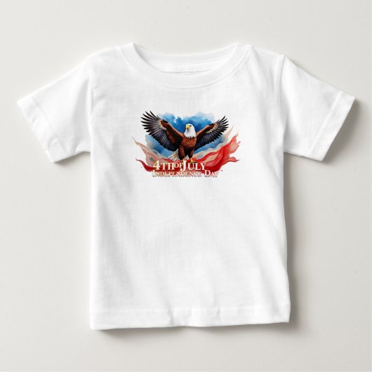 4 juli Eagle – Patriotic Art Design (Voorkant)