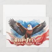 4 juli Eagle – Patriotic Art Design (Voorkant / Achterkant)