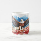4 juli Eagle – Patriotic Art Design Koffiemok (Center)