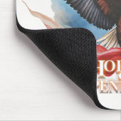 4 juli Eagle – Patriotic Art Design Muismat (Hoek)
