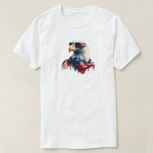 4 juli Eagle T-shirt (Design voorkant)