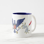 4 juli Eagle Tweekleurige Koffiemok (Voorkant rechts)