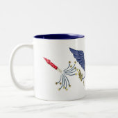 4 juli Eagle Tweekleurige Koffiemok (Links)