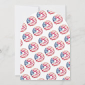 4 juli Een Amerikaanse kerel 1e verjaardag Kaart (Achterkant)