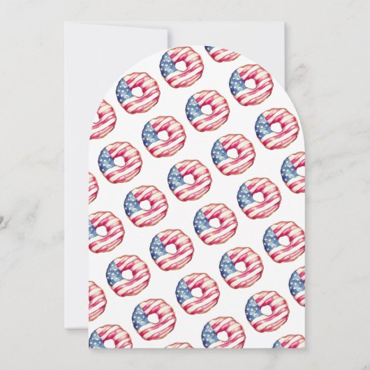 4 juli Een Amerikaanse kerel 1e verjaardag Kaart (Achterkant)