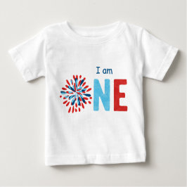 4 juli Eerste verjaardag Baby T-Shirt