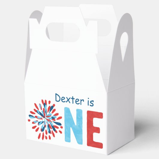 4 juli Eerste verjaardag Bedankdoosjes (Geopend)