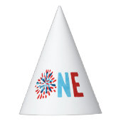 4 juli Eerste verjaardag Feesthoedjes (Voorkant)