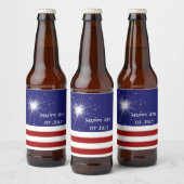 4 juli  etiket met spaarboekje (Flessen)