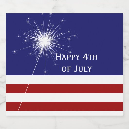 4 juli  etiket met spaarboekje (Enkel label)