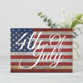 4 juli Evenementen Onafhankelijkheidsdag Viering Kaart (Staand voorkant)