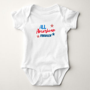 4 juli Familie Matching Fourth of July Peuter Romper