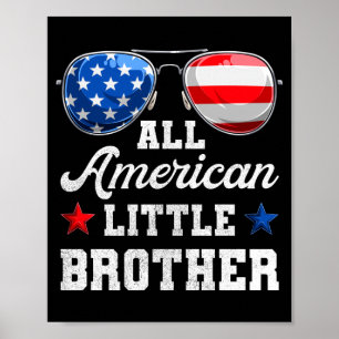 4 juli familie matching shirt Amerikaanse little Poster