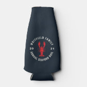 4 juli Familie Zeevruchten Kook Party Aangepaste N Flesjeskoeler (Voorkant)