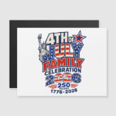 4 juli familiefeest 2026 250 jaar 1776 (Voorkant / Achterkant)