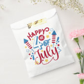 4 juli Favor Bag Bedankzakje (Gezegeld)