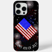 4 juli Feest - Amerikaanse vlag Case-Mate iPhone Case (Achterkant)